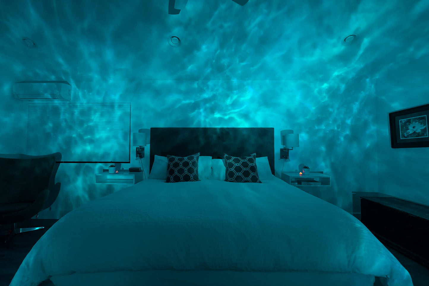 Norvo | Blisslights Sky Lite Evolve - Wifi Galaxy-projektor for meditasjon, spilling og hjemmeflerbrukersystem