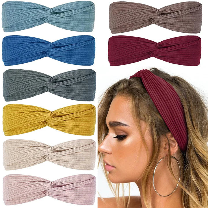 Norvo | Ribbet Twist Hodebånd – Boho Design