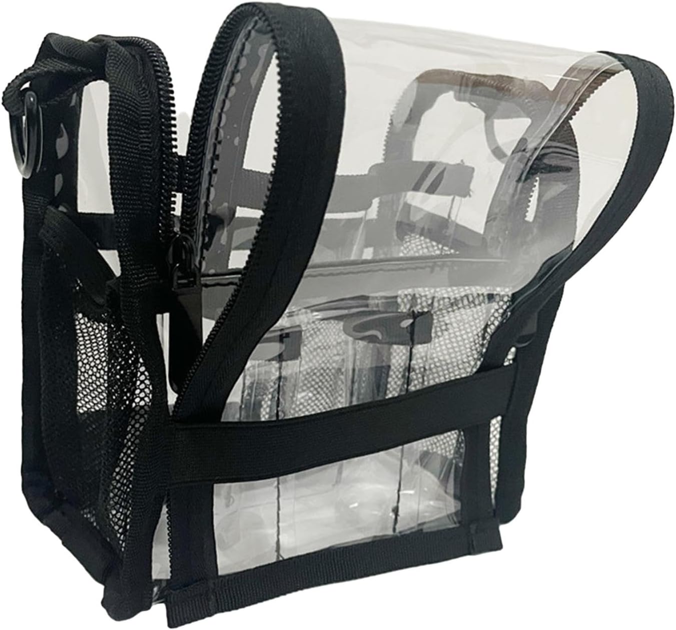 Frendorf | Stor Gjennomsiktig PVC Smykkepose for Reise og Daglig Bruk – Aveline