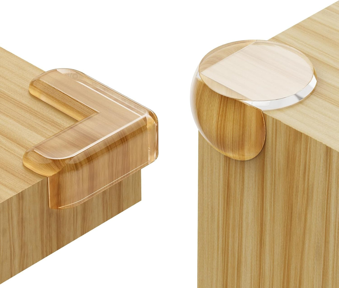 Norvo | Hjørnebeskyttere for Barn, 16 Pakke Forhånds-tapede Bord Hjørnebeskyttere for Baby