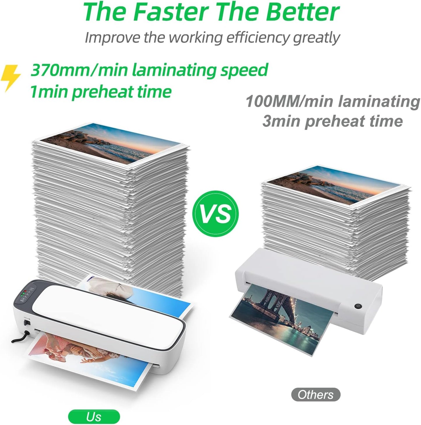 Norvo | A3 Skrivbord Laminator Sett med Varme- og Kjølemodus og 6-i-1 Funksjoner – Lexaro