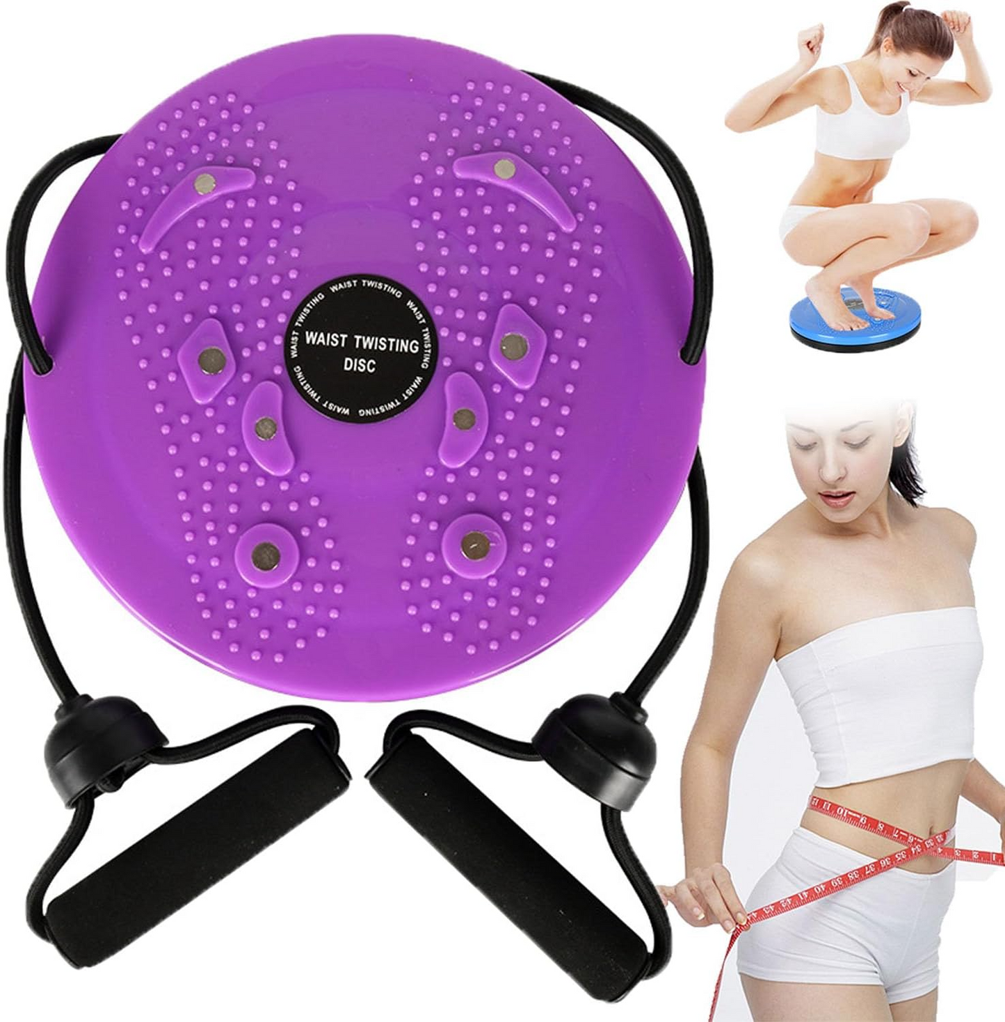 Norvo | Waist Whisper Twisting Disc Pro | Magnetisk Massasje Balansebrett for Kjerne Styrke & Midje Trening Hjemme