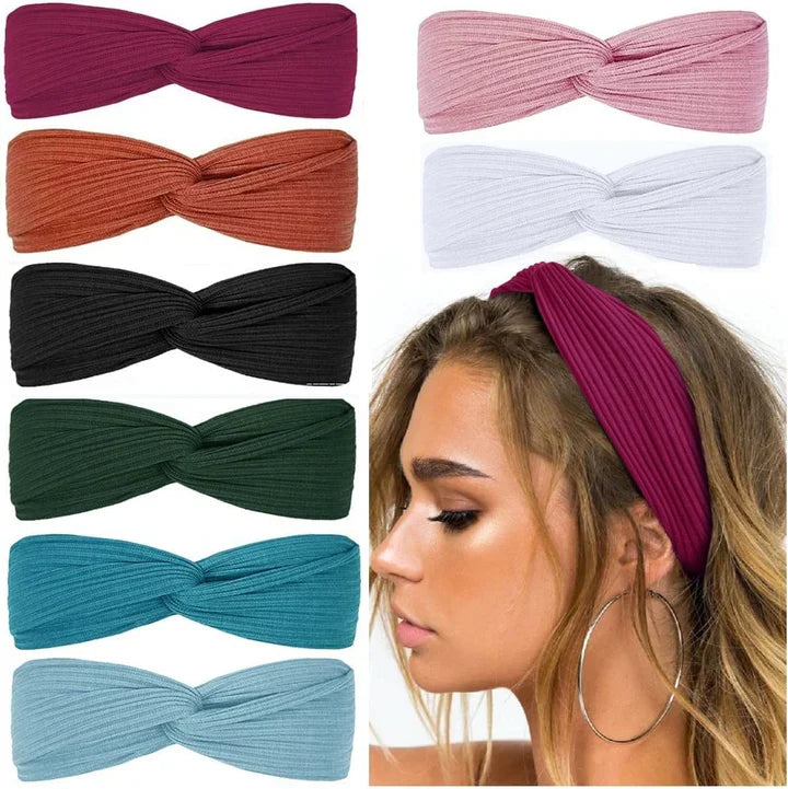 Norvo | Ribbet Twist Hodebånd – Boho Design