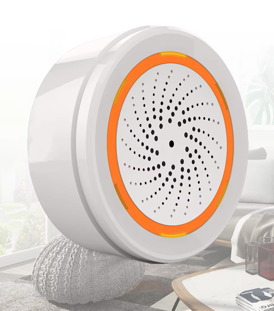 Tuya ZigBee Smart Lyd- og Lys sirene - WiFi 90dB Alarmkontroll via SmartLife Google Alexa-apper