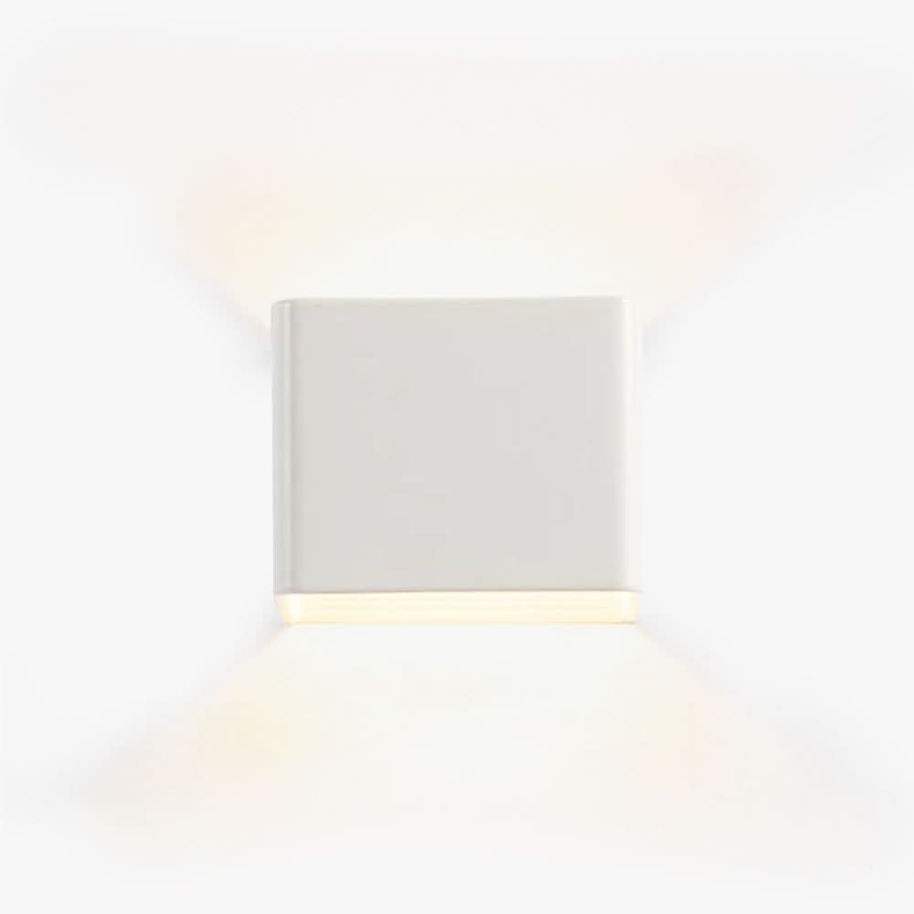 Norvo | Moderne firkantet vegglampe for belysning av soverom