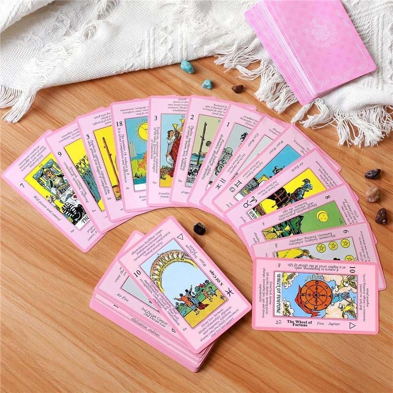 Norvo | Rosa Tarot Kortstokk Settkolleksjon
