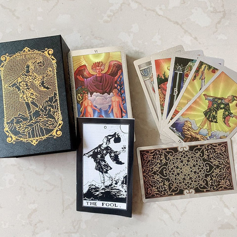 Norvo | Utforsk den mystiske verden av tarot Gullfarget tarot