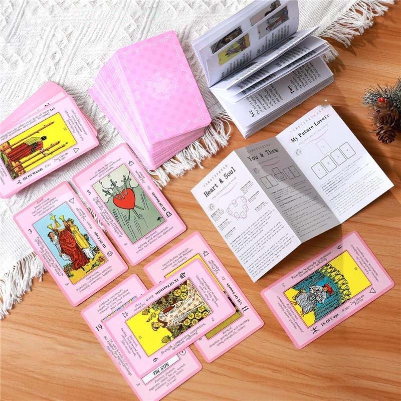 Norvo | Rosa Tarot Kortstokk Settkolleksjon