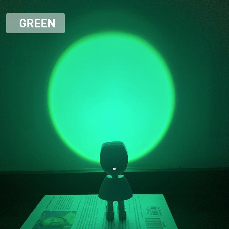 Norvo | Romantisk Moderne Robot Solnedgang Lampe