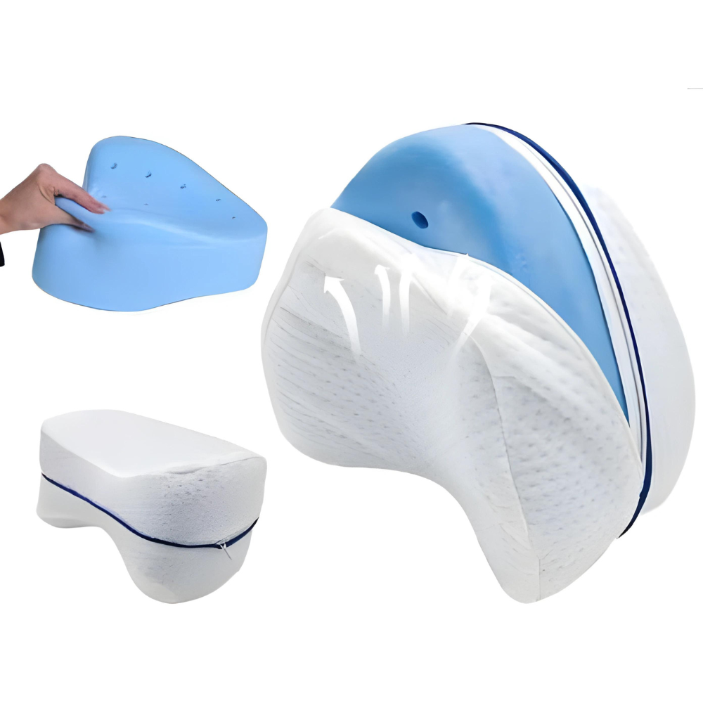Norvo | Ortopedisk Knepute for Side Sleepere - Konstant Støttepute for Smertelindring & Komfort Under Søvn