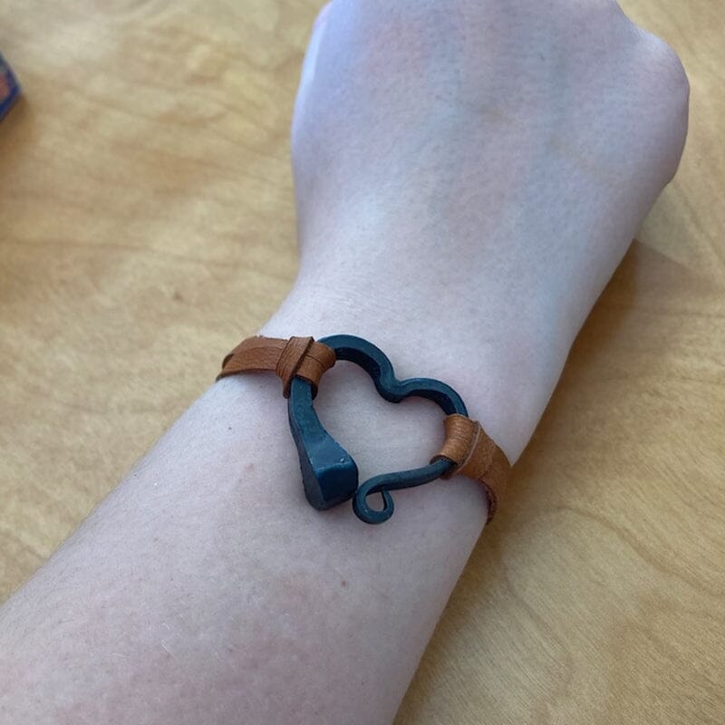 Norvo | Valentine's Day Håndlaget Kjærlighet Hestesko Nagler Armbånd