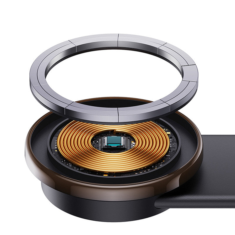 Norvo | Bilmontert Magnetisk Sammenleggbar Trådløs Telefonholder