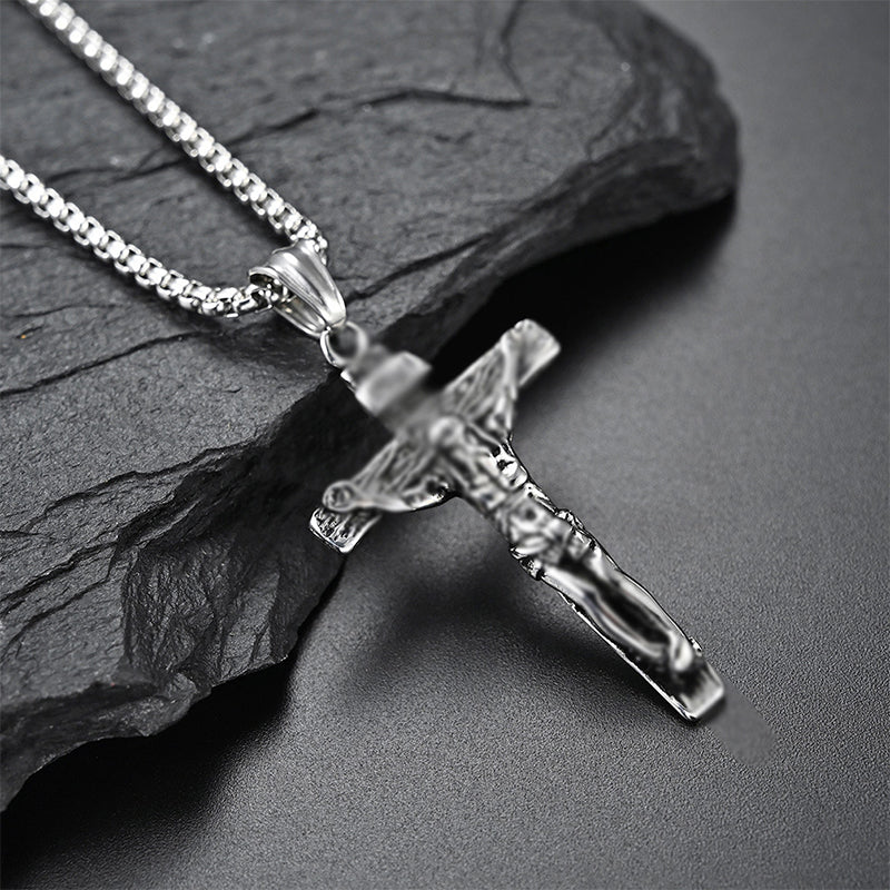 Norvo | Titanium Steel Cross Pendant Necklace