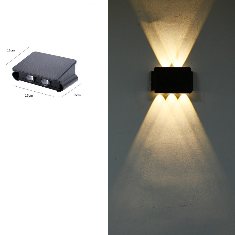 Norvo | Moderne LED utendørs vegglampe med opp- og nedlys – Vanntett vegglampe for husfasade og inngangsparti