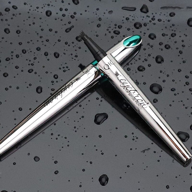 Norvo | Vanntett 3D Microblading Øyenbrynspenne med 4 Gaffeltips