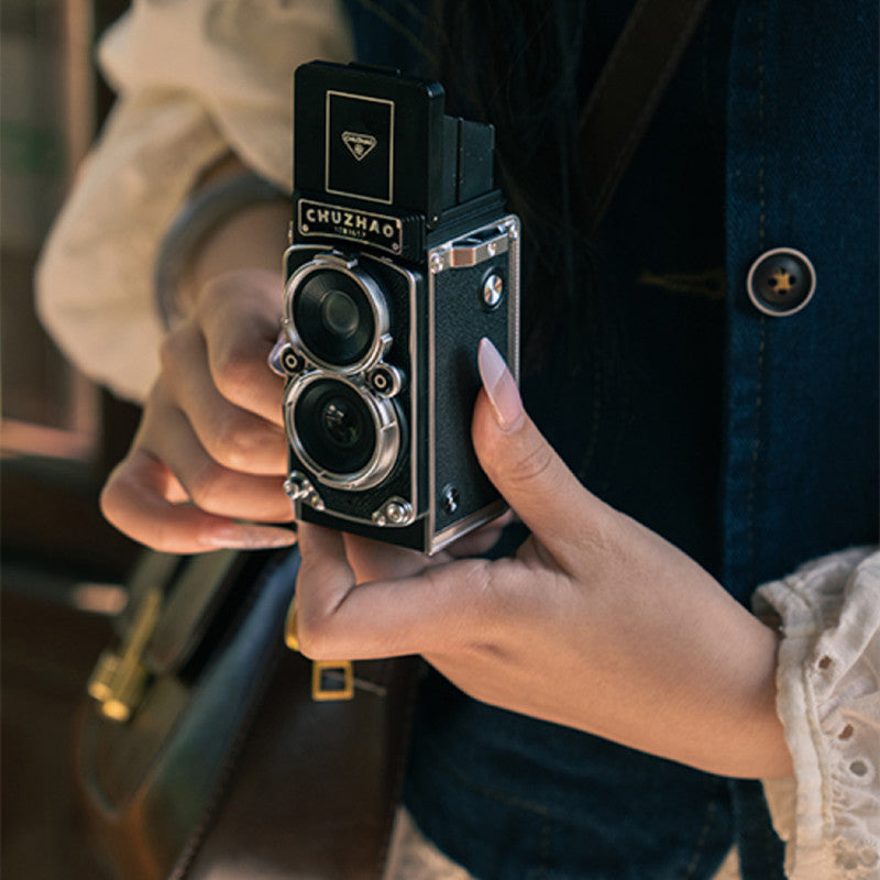 Norvo | Retro HD Twin-Lens Reflex Bærbar Mini Kamera