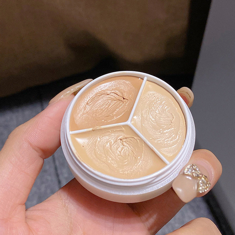 Norvo | Tri-Farge Concealer Palette for Akne Flekkene og Mørke Sirkler