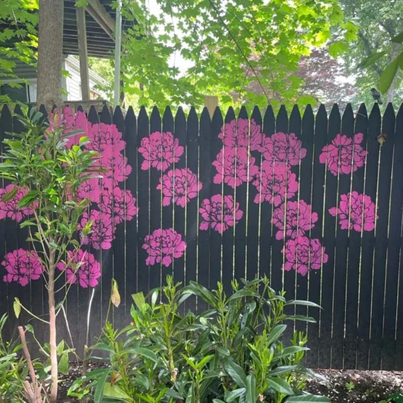 Norvo | Store Blomster Maler for Hagegjerde