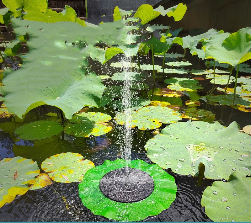 Norvo | Solar-powered fountain miniature garden fountain