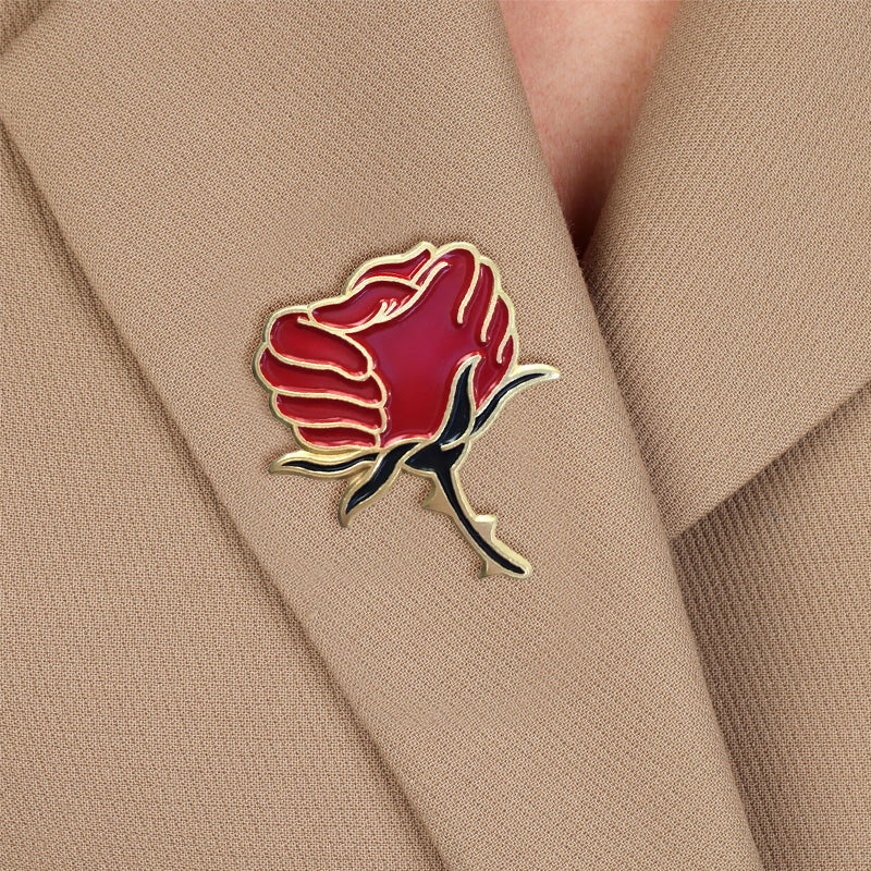Norvo | Rose Resilience Emalje Krage Pin
