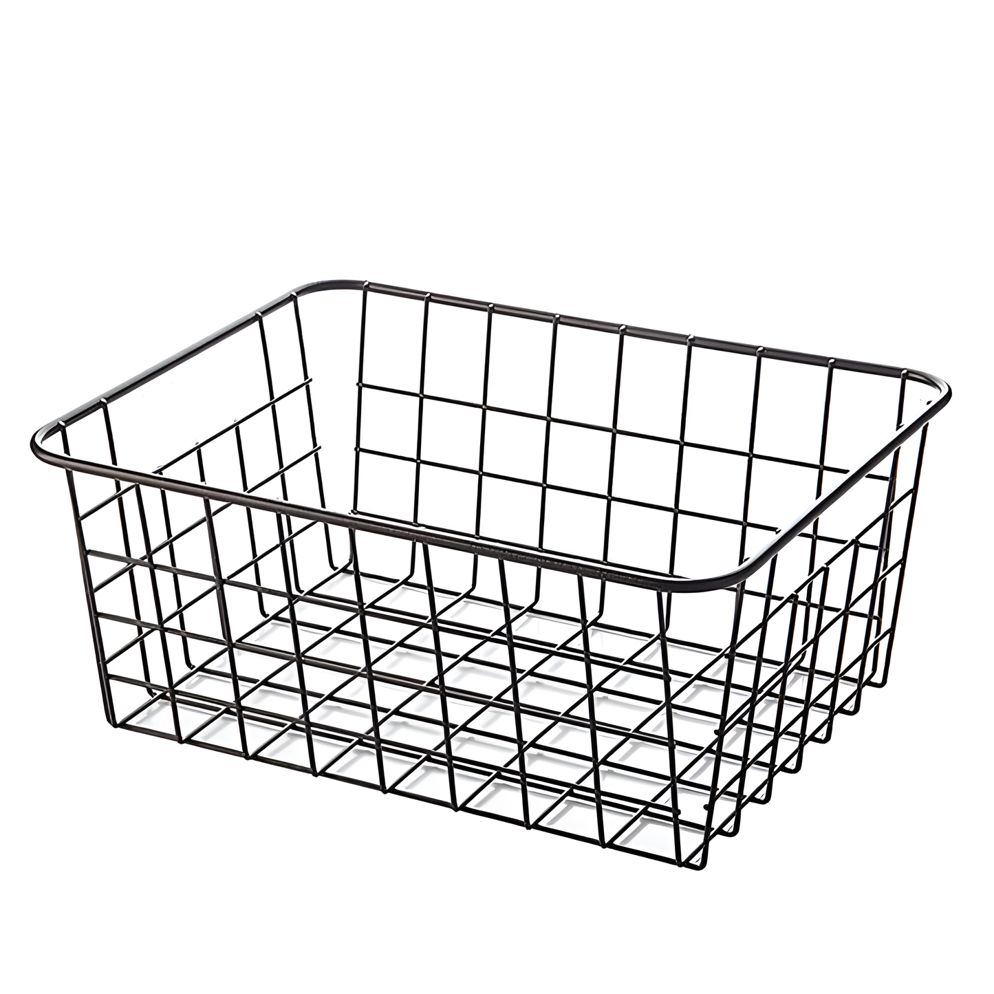 Norvo | Moderne Wire Storage Basket med Håndtak – NeatBasket