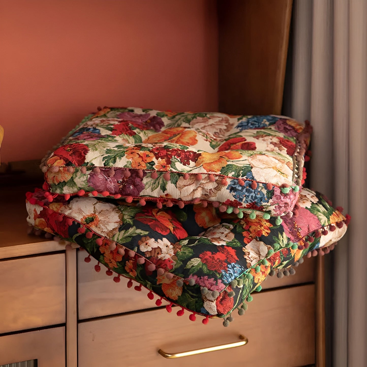Norvo | Retro Floral Bohemsk Pleddpute