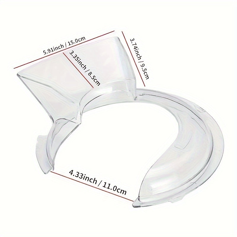 Norvo | Tipping Cover for KitchenAid 4,5 og 5 Quart Tilt-Head Mikserboller – Kompatibel med KN1PS – Gjennomsiktig dekke for polerte eller børstede rustfrie stålsboller