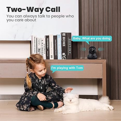 Norvo | 360° Innendørs Sikkerhetskamera - For Sikkerhet og Sinnefred