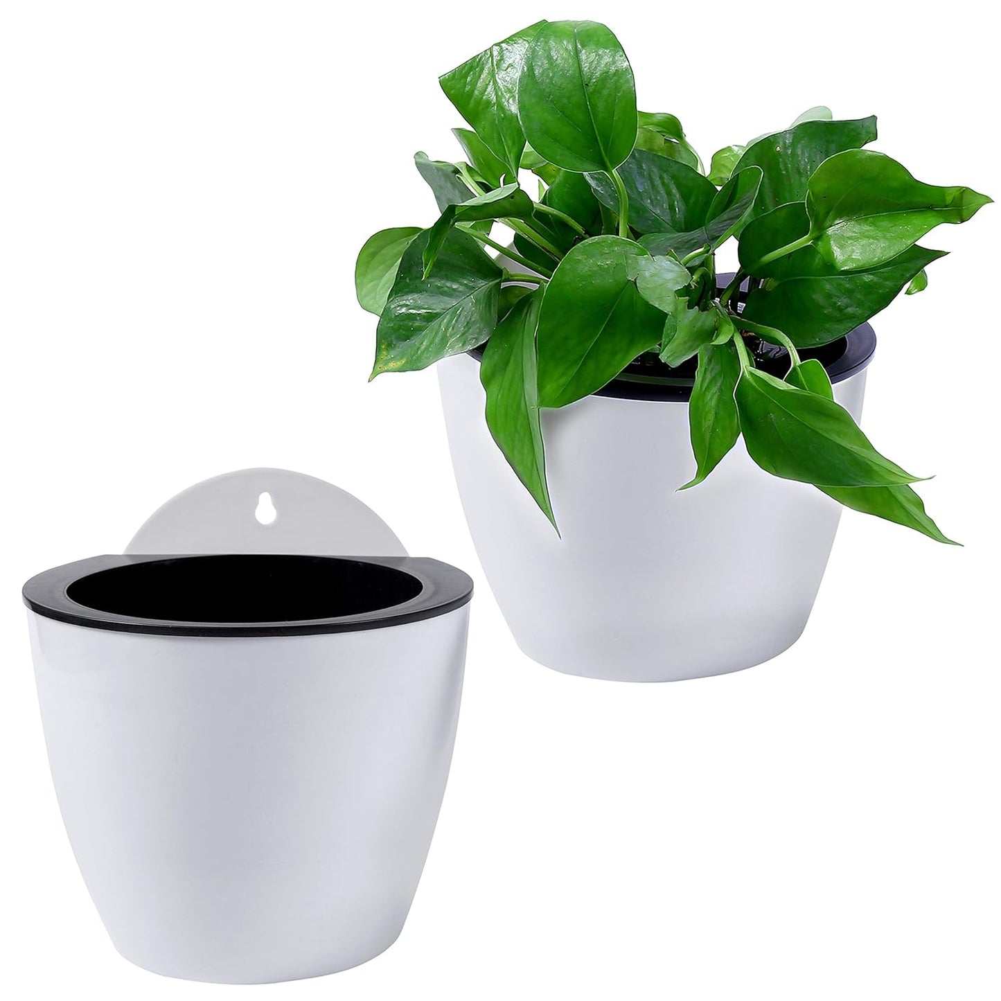 Norvo | Selvvannende hengende planterpotte – Moderne blomsterpotte for veggmontering