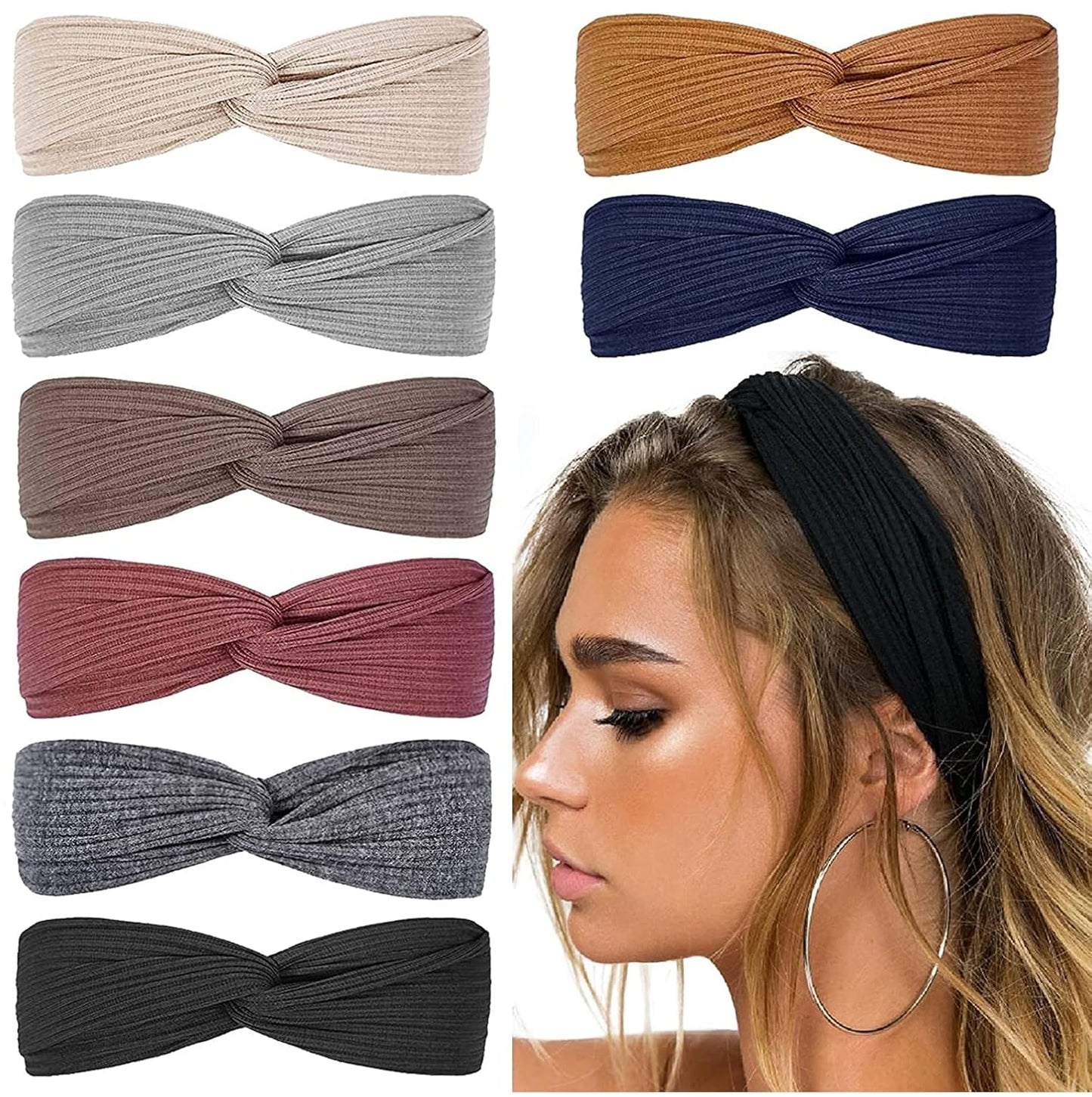 Norvo | Ribbet Twist Hodebånd – Boho Design