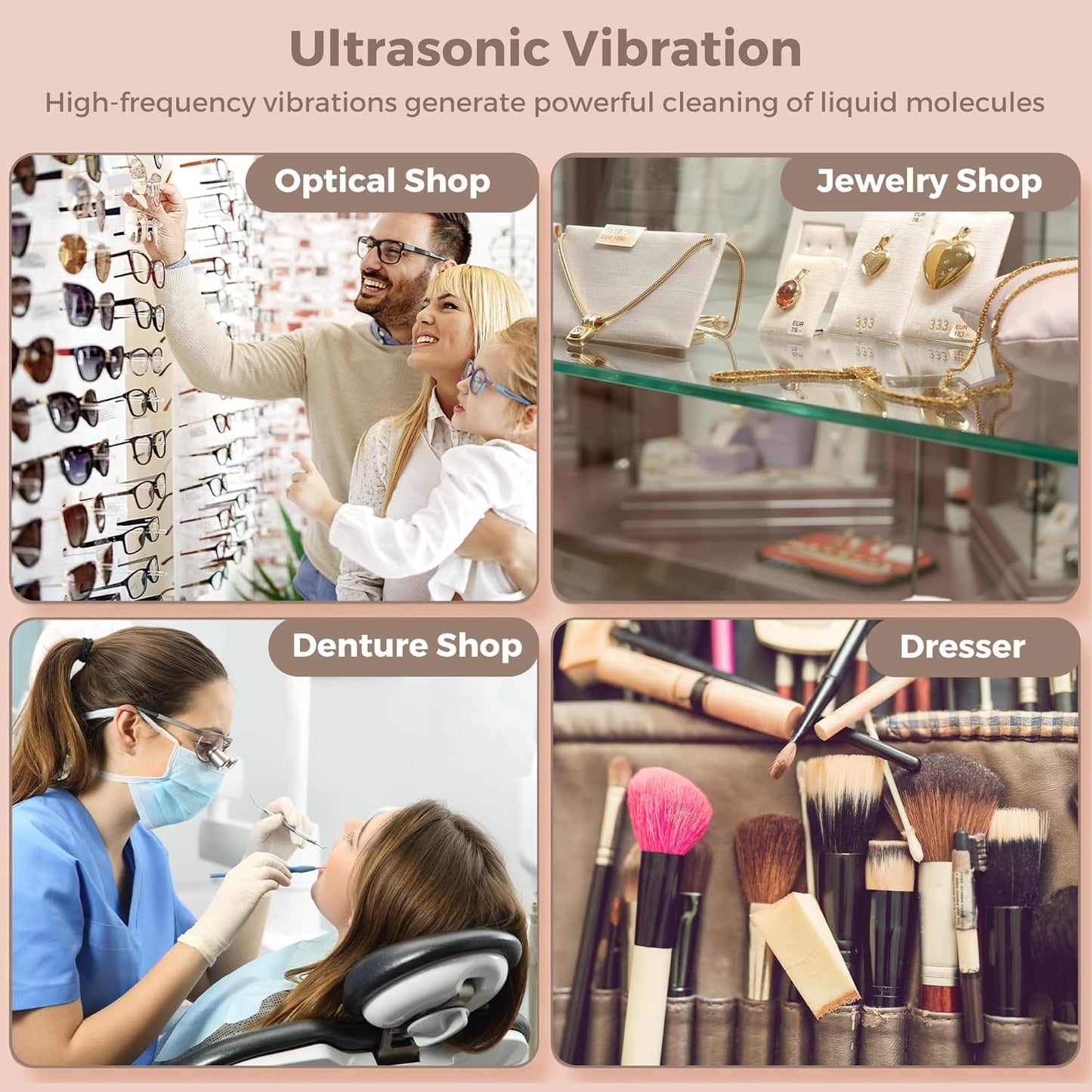 Norvo | Ultralyd Smykker Rengjører 650ml med Klokkeholder – ShineMate