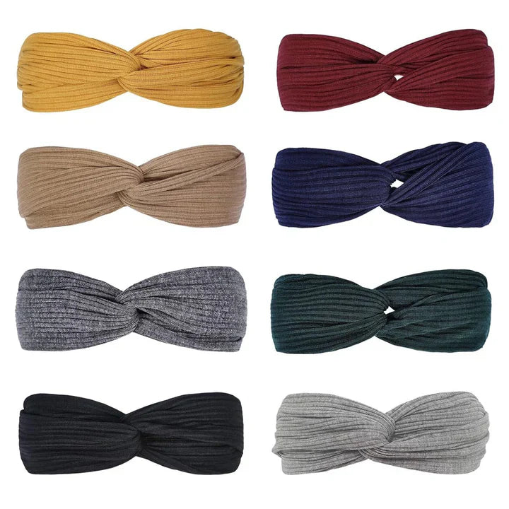 Norvo | Ribbet Twist Hodebånd – Boho Design