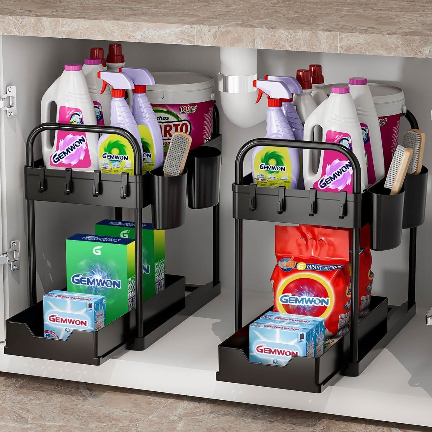 Norvo | EcoSpace - 2-nivå under-skrivebord hylle