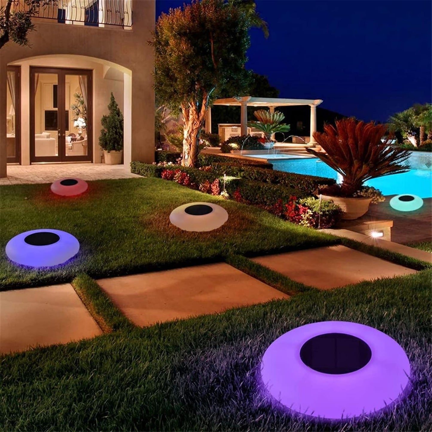 Norvo | Solhage Lys Øye Design – LED Utendørsbelysning for Hage & Terrasse, værbestandig