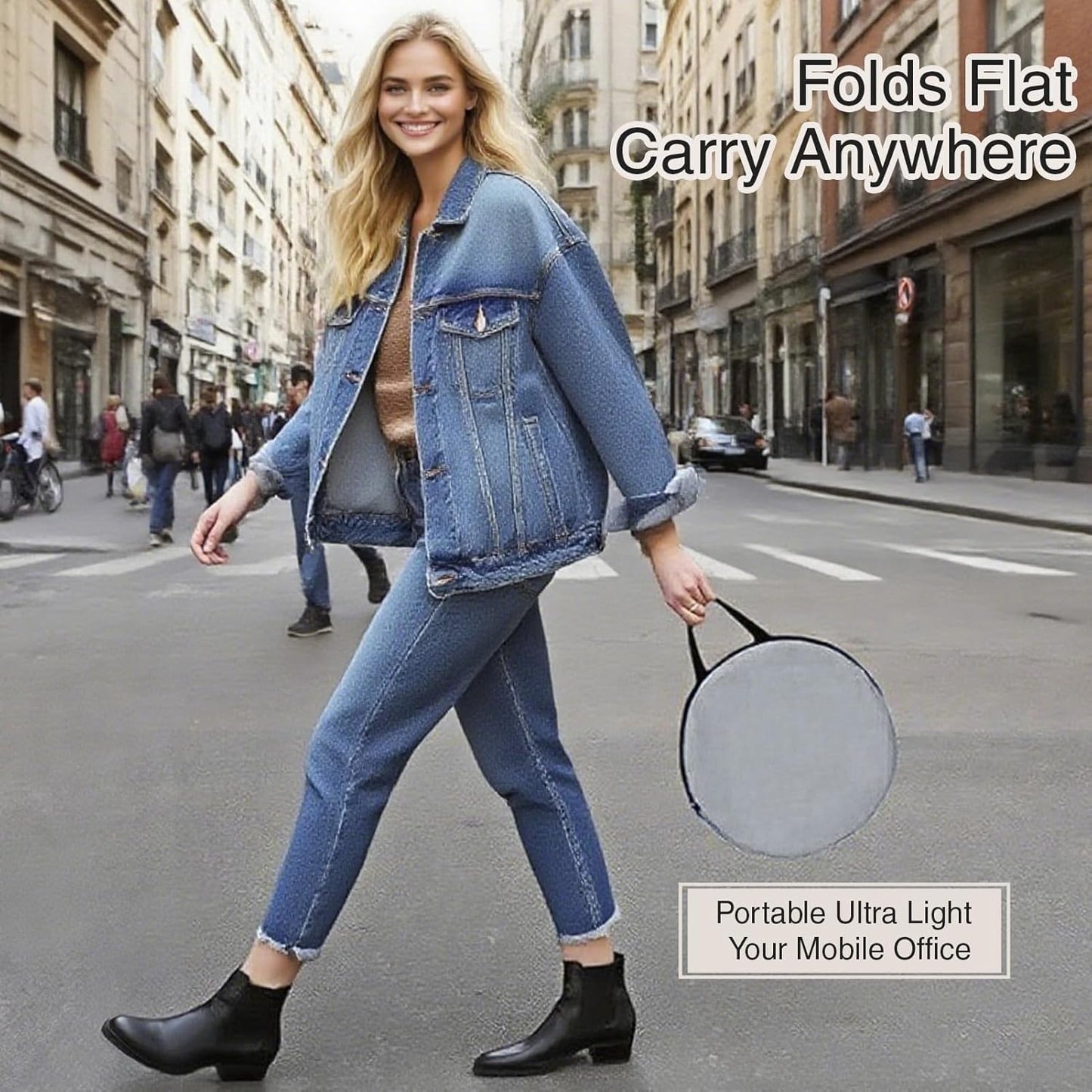 Norvo | Laptop Solskjerm – Sammenleggbar Anti-blendings Personvernstelt for 13–16" Enheter – Travory