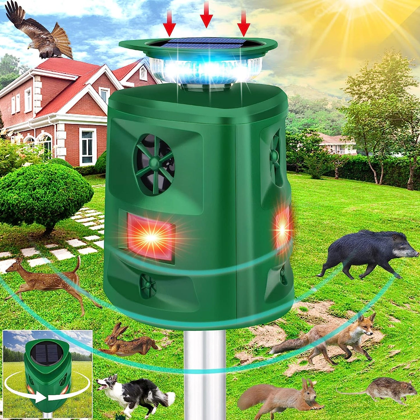 Norvo | Solar Ultralyd Avskrekker