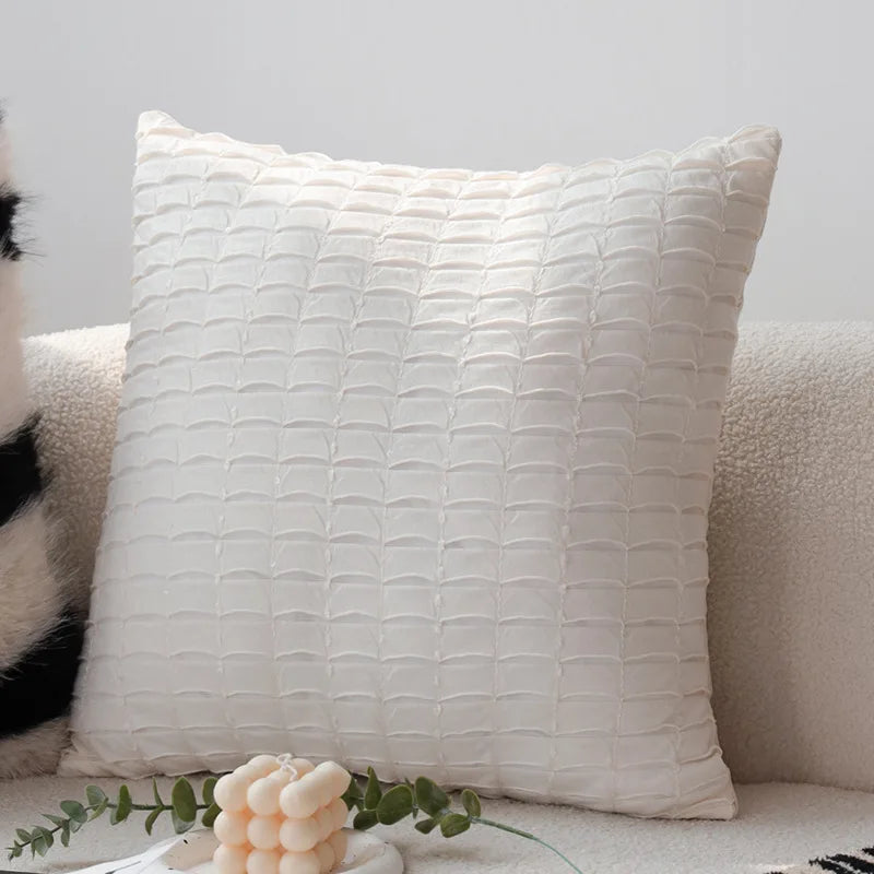 Norvo | Italiensk Minimalistisk Svart og Hvit Putetrekk – Mykt Luksus Putetrekk