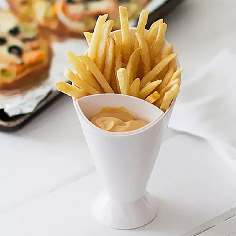 Franske poteter delt chips holder