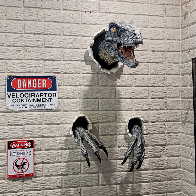 Norvo | Vegg Sprengende Velociraptor Dekorasjoner