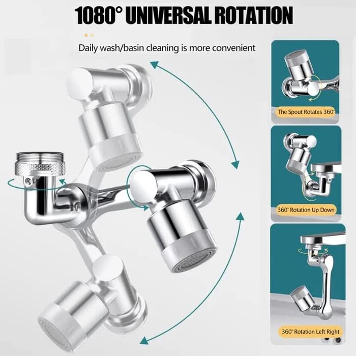 Norvo | SplashTurn - 1080° roterbar kran med sprutbeskyttelse