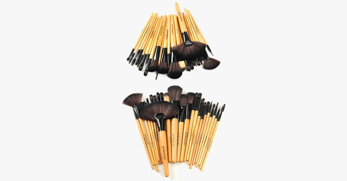 Norvo | Deluxe Børstesett 24-Biter med Trehåndtak