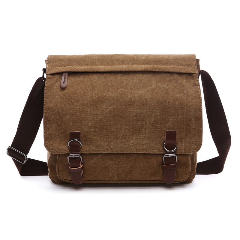 Norvo | Carlos – Robust Herresekk for Daglig Bruk | Slitesterk Lerret Crossbody Bag