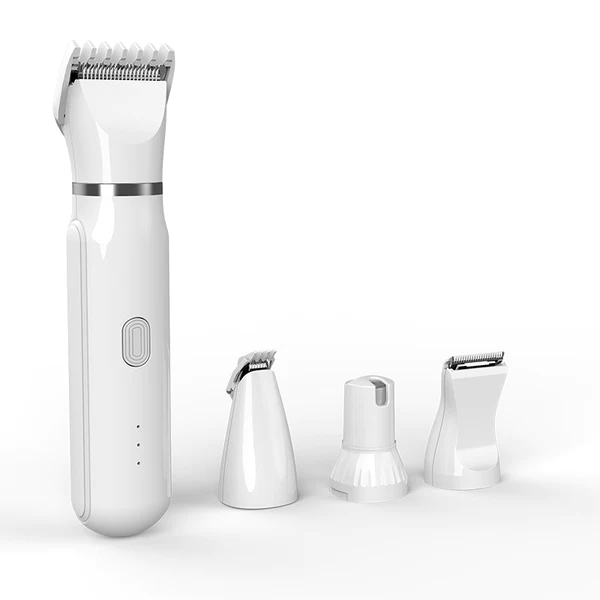 Norvo | Ultimate Pet Grooming Kit - 4-i-1 Elektriske Klippere med 4 Utbyttbare Blader