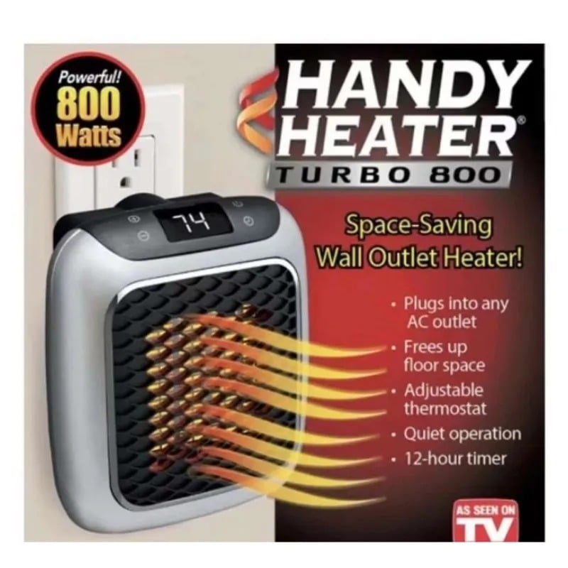 Norvo | 800W Mini Portable Electric Heater – Efficient Ceramic Heater for Quick Home Warmth