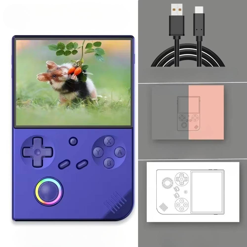 Norvo | 64-Bit Retro Håndholdt Spillkonsoll med 4-Tommers IPS-Skjerm, WiFi og Bluetooth