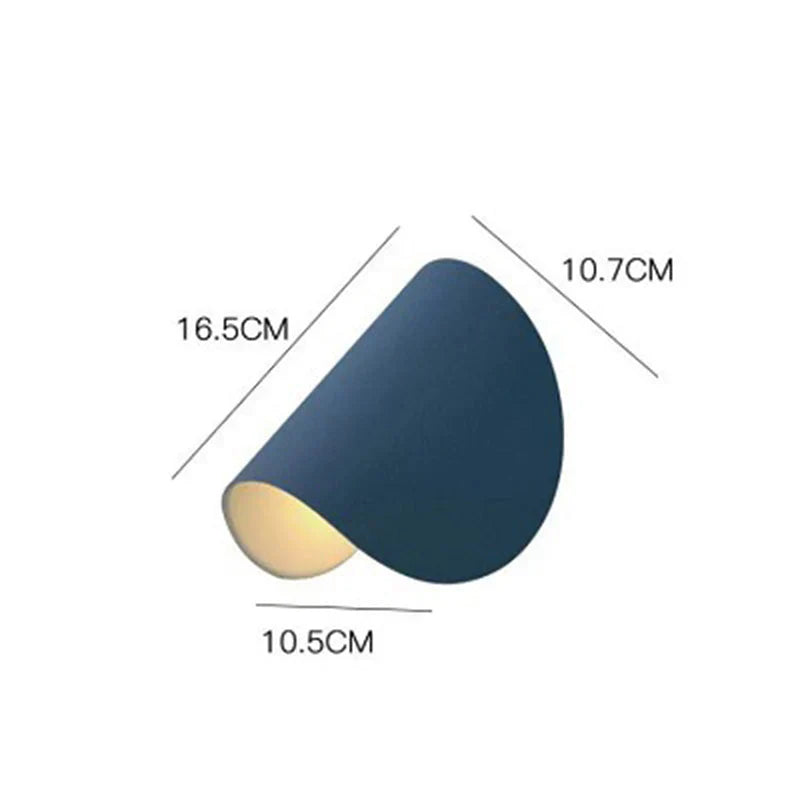 Norvo | Moderne Farget LED Vegglampe i Stilig Design