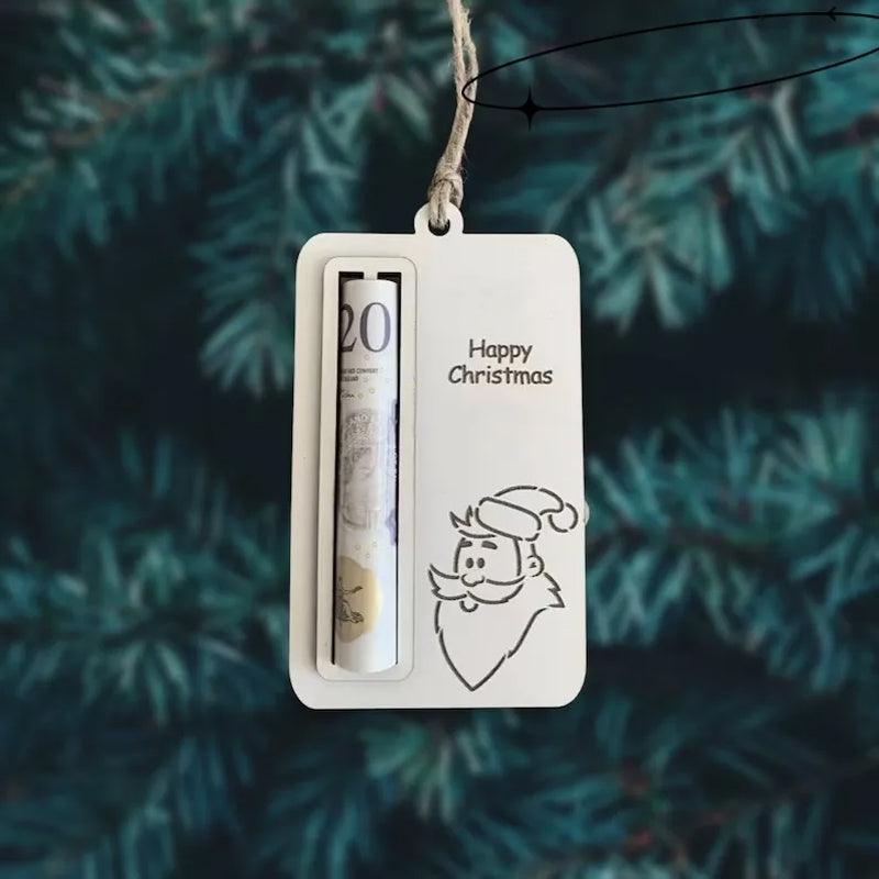 Norvo | Julepengerklipsdekorasjon laget av tre