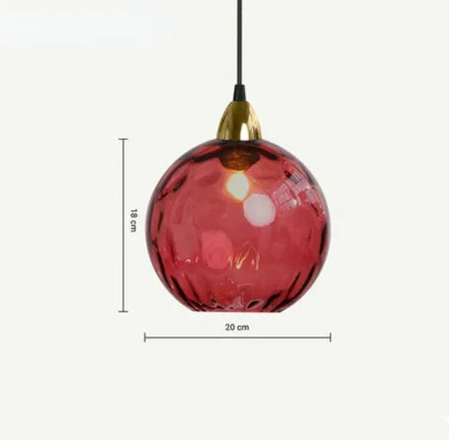 Norvo | Spherical Glass Pendant Light
