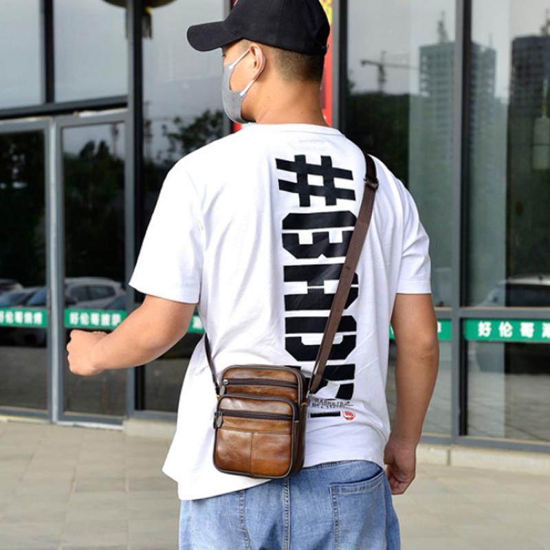 Norvo | Vintage Skulderveske for Menn