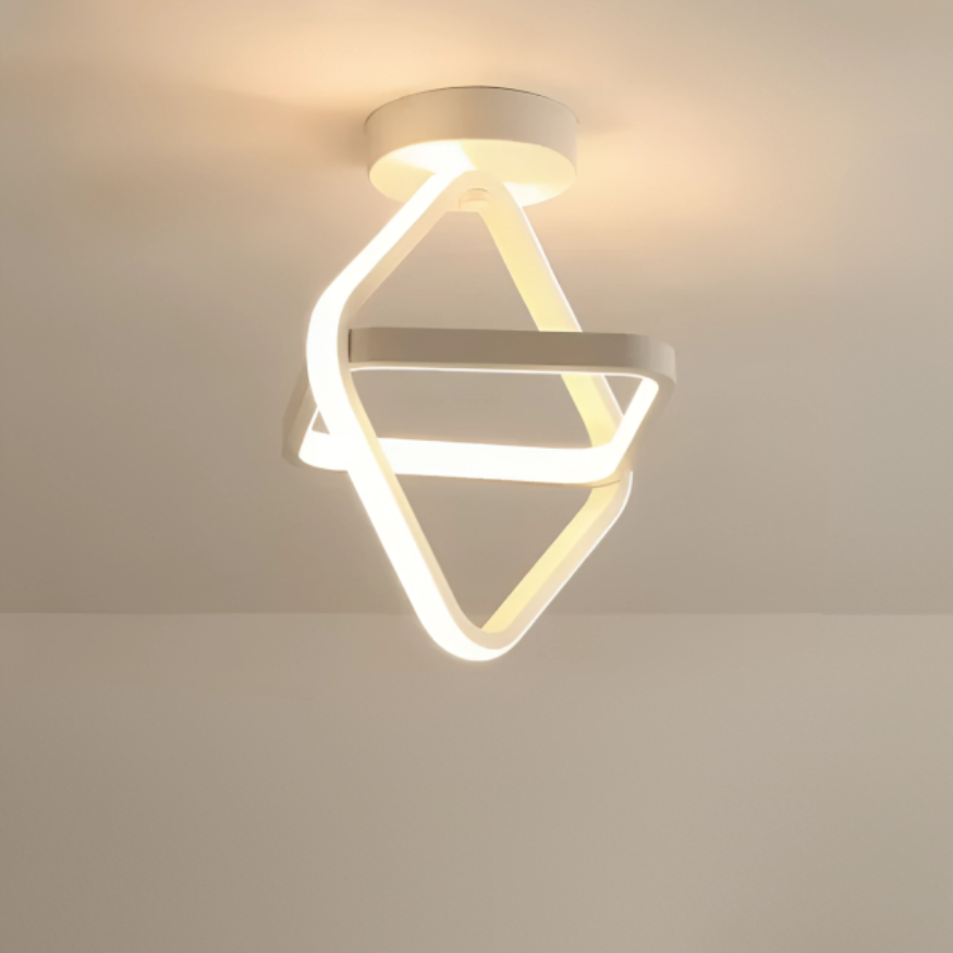 Lumineo Duo - Moderne LED Taklampe med 2 Ringer